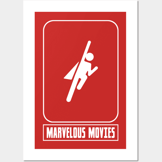 Marvelous Movies Wall Art by Faking Fandom